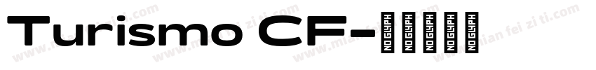 Turismo CF字体转换
